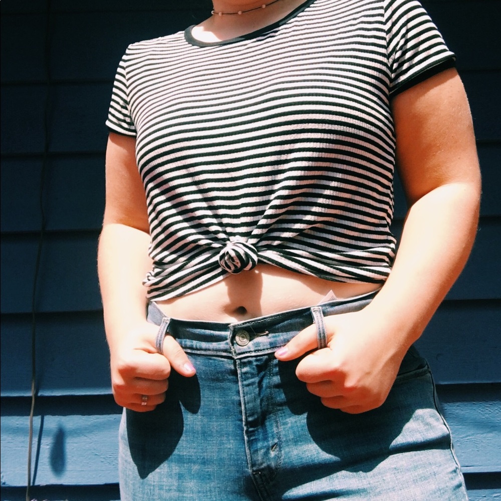 Stripped Cotten tee